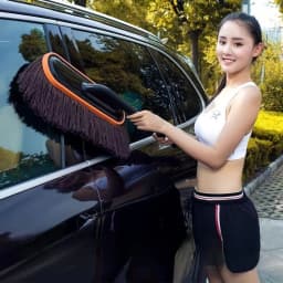 image-Telescopic Wax Duster Car Wash Mop
