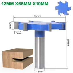 image-Woodworking Tools With Extended T-slot Cutters, Groove Cutters, T-slot Cutters