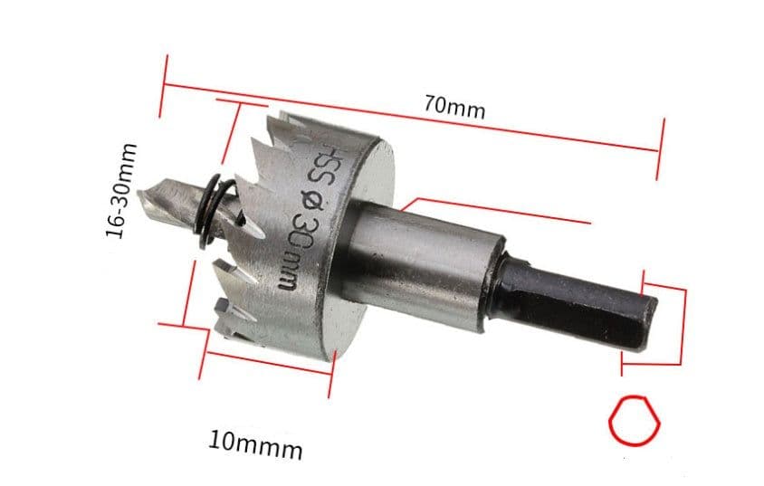 image-Aluminum plate iron plate drilling drill