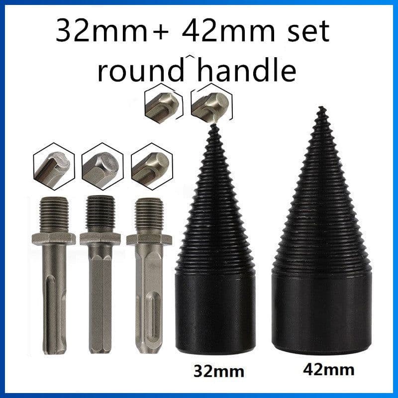 image-Household Wood Splitting Drill Bit Wood Splitting Artifact