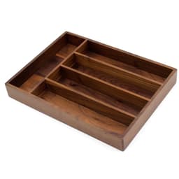 image-Black Walnut Western Cutlery Storage Box