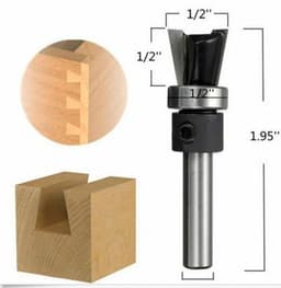 image-Bearing Copy Type Dovetail Cutter Slot Milling Cutter Woodworking Milling Tool Trimming Machine Cutter Head Engraving Machine Gong Knife Mouth Xun Knife