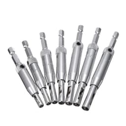 image-Woodworking Hole Puncher Hinge Drill Door and Window Hinge Hinge Hole Opener Set Hexagon Drill Bit Positioning Drill Bit