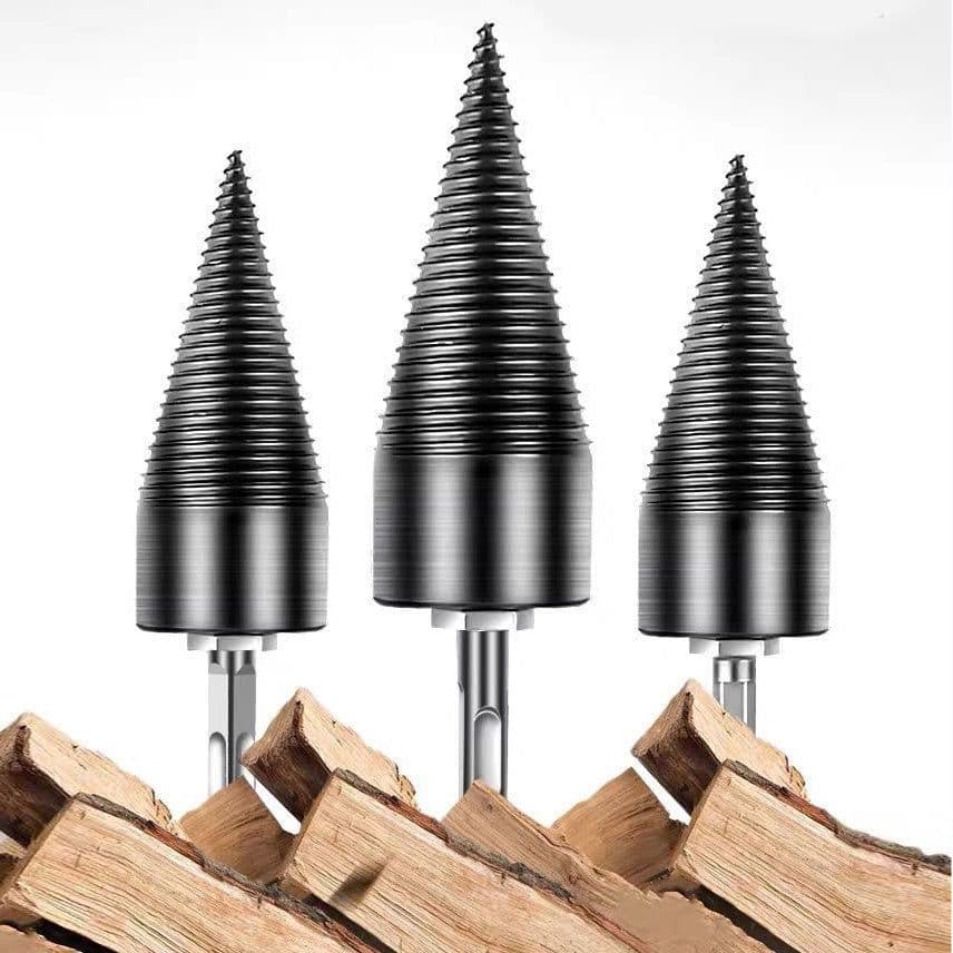 image-Wood Splitting Artifact, Wood Splitting Machine, Drill Bit, Small Electric Hammer, Percussion Drill, Breaking Firewood, Split Cone, Wood Household And Rural