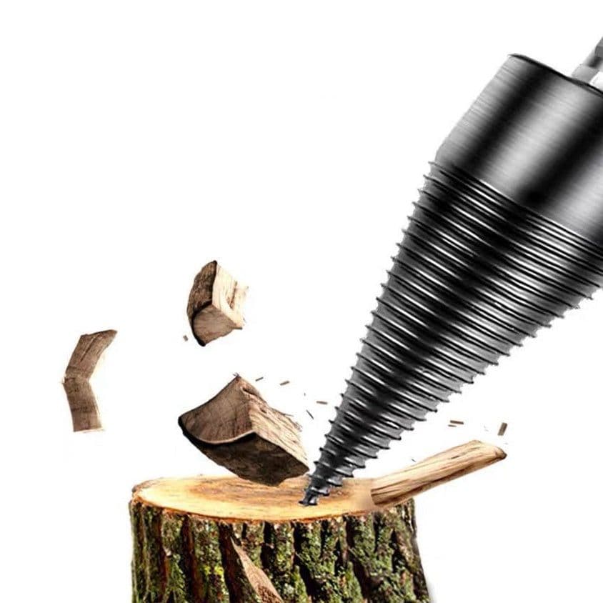 image-Wood Splitting Artifact, Wood Splitting Machine, Drill Bit, Small Electric Hammer, Percussion Drill, Breaking Firewood, Split Cone, Wood Household And Rural
