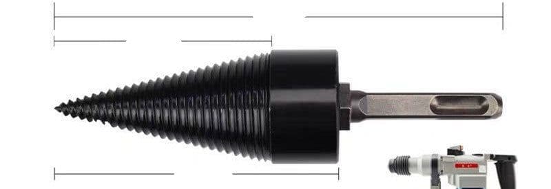 image-Wood Splitting Artifact, Wood Splitting Machine, Drill Bit, Small Electric Hammer, Percussion Drill, Breaking Firewood, Split Cone, Wood Household And Rural