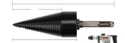 image-Wood Splitting Artifact, Wood Splitting Machine, Drill Bit, Small Electric Hammer, Percussion Drill, Breaking Firewood, Split Cone, Wood Household And Rural