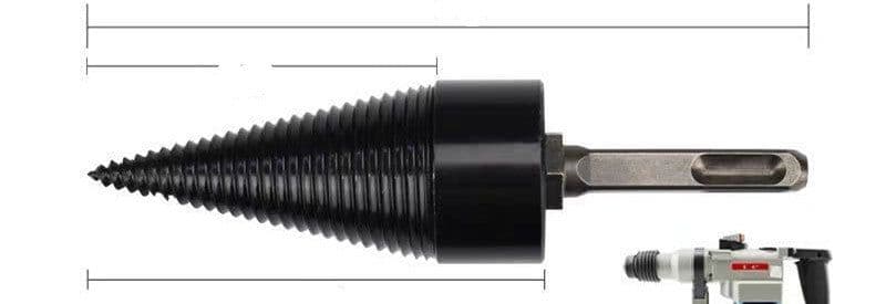 image-Wood Splitting Artifact, Wood Splitting Machine, Drill Bit, Small Electric Hammer, Percussion Drill, Breaking Firewood, Split Cone, Wood Household And Rural