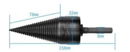 image-Wood Splitting Artifact, Wood Splitting Machine, Drill Bit, Small Electric Hammer, Percussion Drill, Breaking Firewood, Split Cone, Wood Household And Rural
