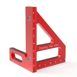 image-Aluminum Alloy Ruler Woodworking Angle Lineation Ruler