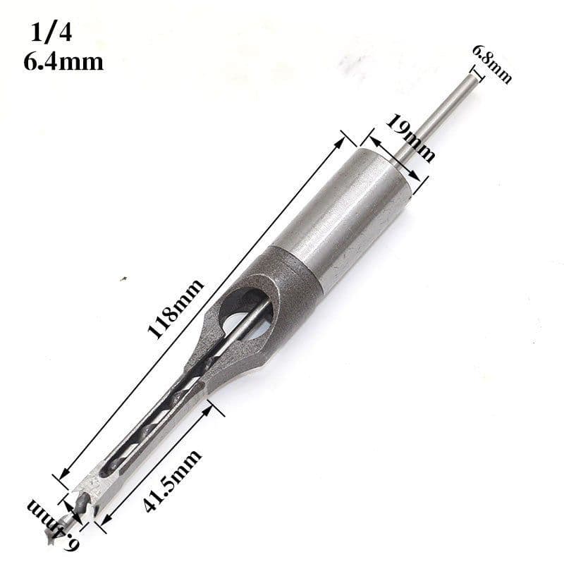 image-Square tenon drill square hole drilling bit