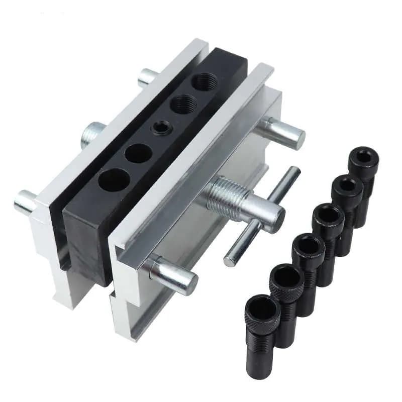 image-Round wooden tenon punching locator