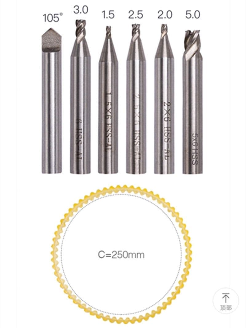 image-Vertical Machine Key Machine Milling Cutter Wearing Parts Family