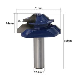 image-1/2 Handle Woodworking Tool Jigsaw Cutter Wood Milling Cutter