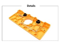 image-35 MM Cup Style Guide To Drill Bit Hint Bit Boring Drill Hole Port Locator Drill Guide For Kreg Jig Wood Working Tools DIY Drill Tool