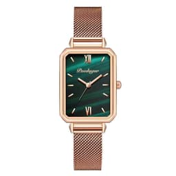 image-Small Green Square Quartz Watch