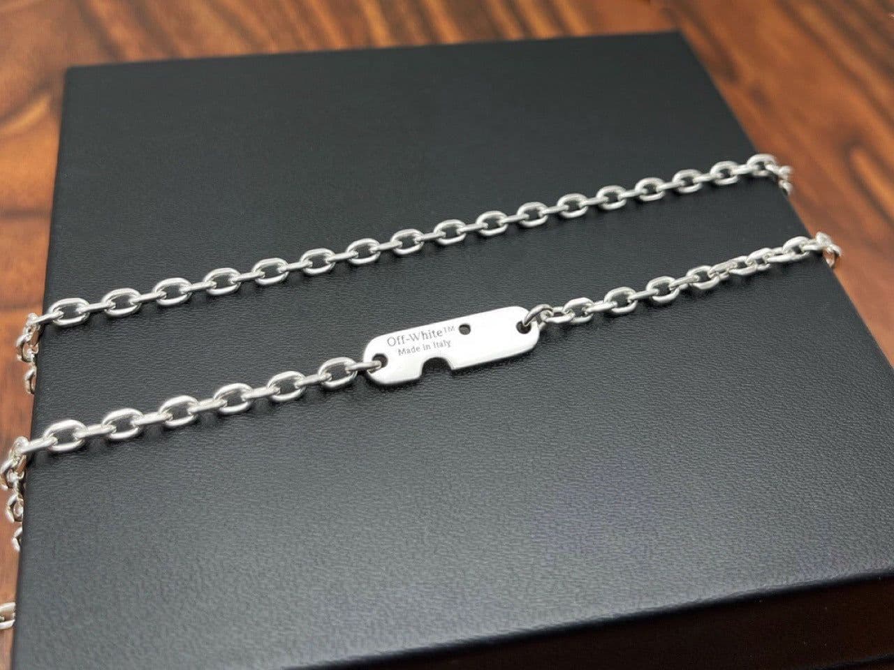 image-S925 Sterling Silver Arrow Personality Chain Necklace