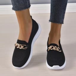 image-Women's Sports Casual Shoes Size 42 Black Breathable