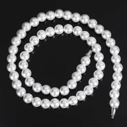 image-European Hip-Hop Pearl Necklace Clavicle Chain