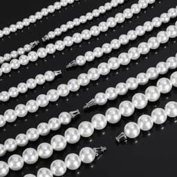 image-European Hip-Hop Pearl Necklace Clavicle Chain
