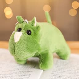 image-Jungle Animal Plush Toy Keychain Set