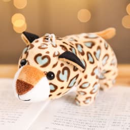image-Jungle Animal Plush Toy Keychain Set