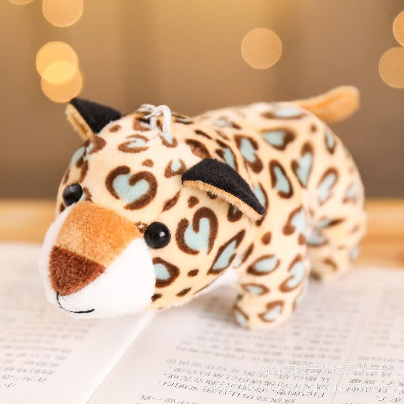 image-Jungle Animal Plush Toy Keychain Set