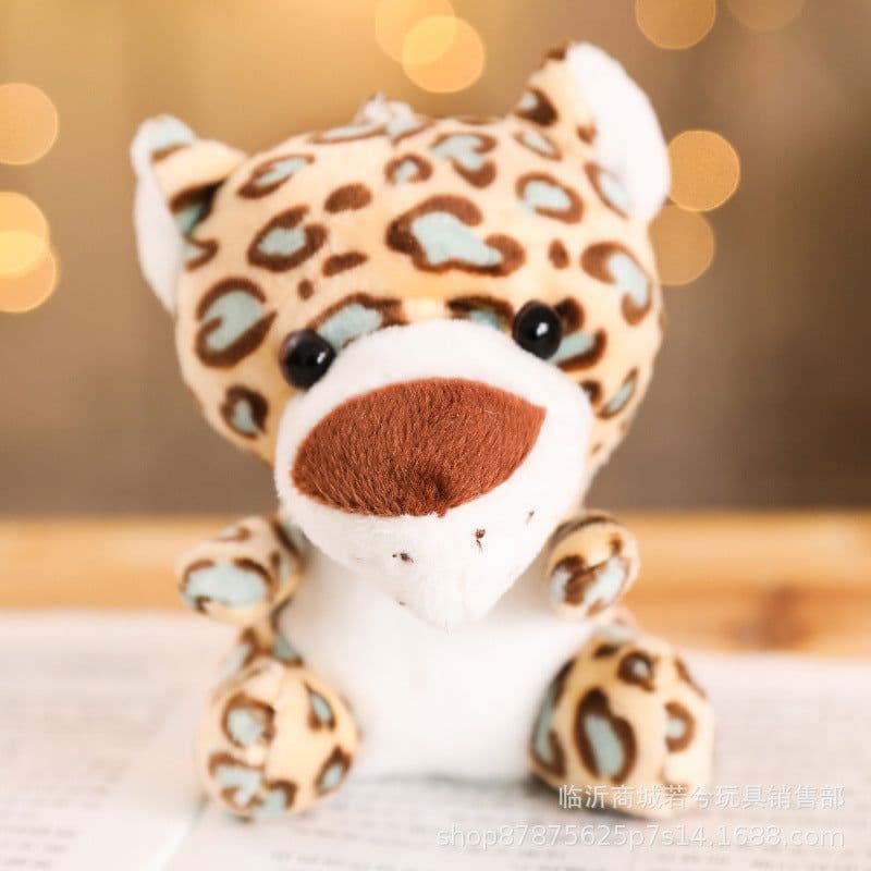 image-Jungle Animal Plush Toy Keychain Set