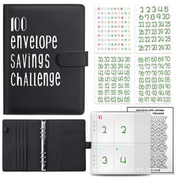 image-100 Envelope Challenge Loose-Leaf Budget Notebook