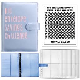 image-100 Envelope Challenge Loose-Leaf Budget Notebook