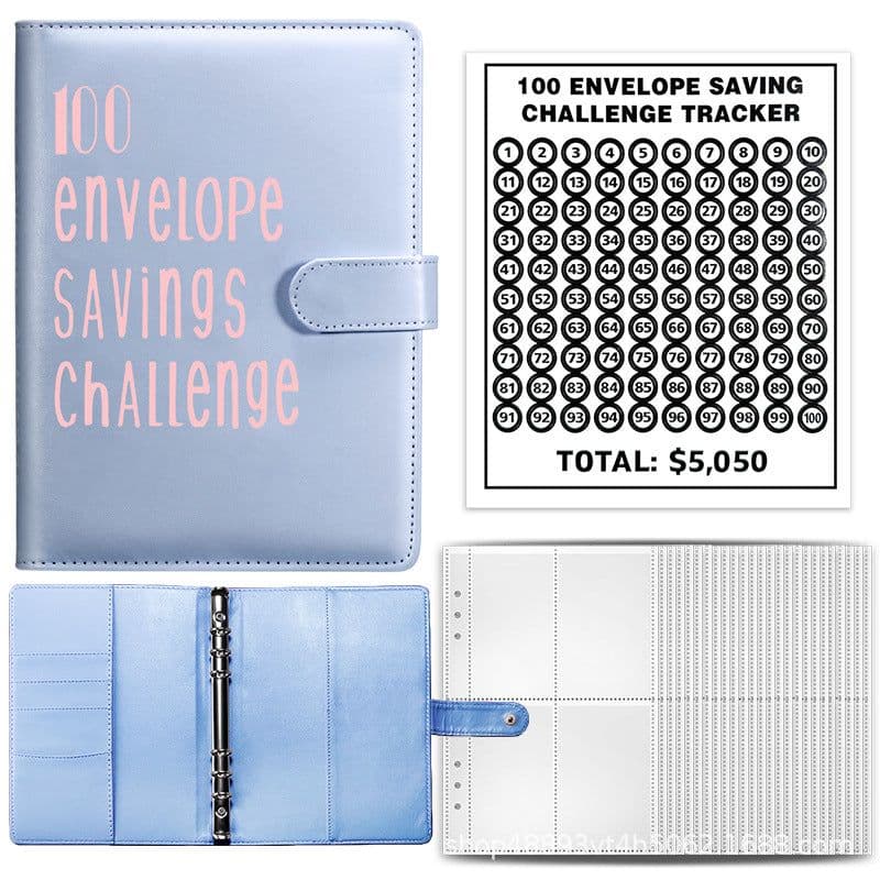 image-100 Envelope Challenge Loose-Leaf Budget Notebook