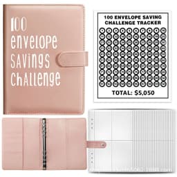 image-100 Envelope Challenge Loose-Leaf Budget Notebook