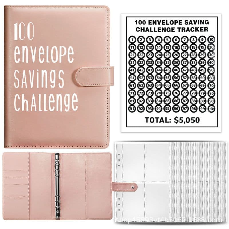 image-100 Envelope Challenge Loose-Leaf Budget Notebook