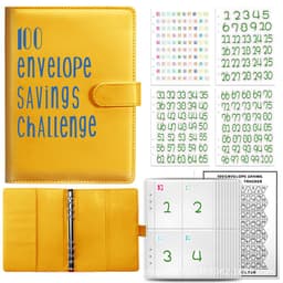 image-100 Envelope Challenge Loose-Leaf Budget Notebook