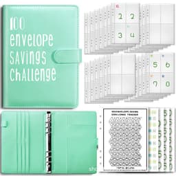 image-100 Envelope Challenge Loose-Leaf Budget Notebook
