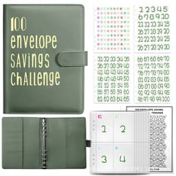 image-100 Envelope Challenge Loose-Leaf Budget Notebook