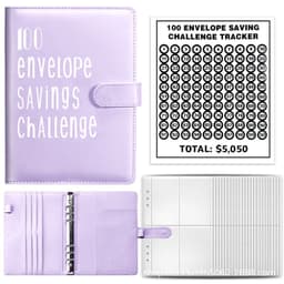 image-100 Envelope Challenge Loose-Leaf Budget Notebook