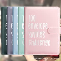 image-100 Envelope Challenge Loose-Leaf Budget Notebook