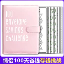 image-100 Envelope Challenge Loose-Leaf Budget Notebook
