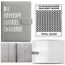 image-100 Envelope Challenge Loose-Leaf Budget Notebook