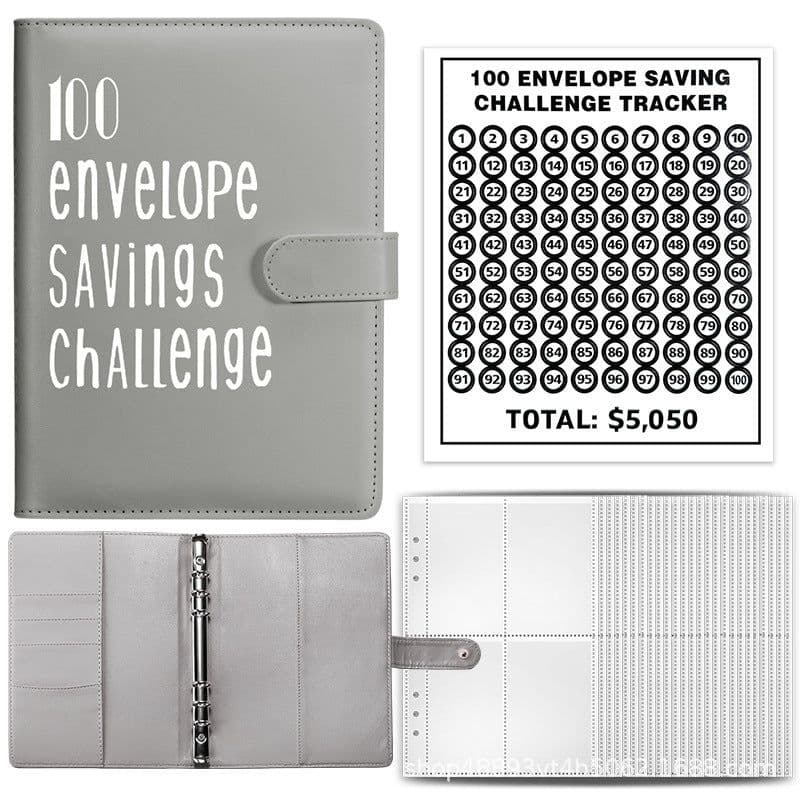 image-100 Envelope Challenge Loose-Leaf Budget Notebook