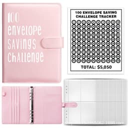 image-100 Envelope Challenge Loose-Leaf Budget Notebook