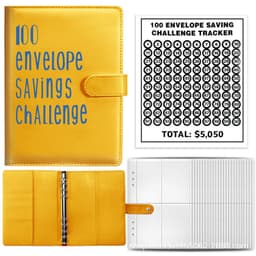 image-100 Envelope Challenge Loose-Leaf Budget Notebook