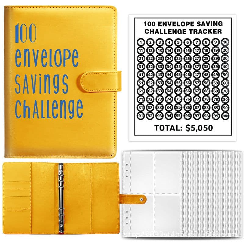image-100 Envelope Challenge Loose-Leaf Budget Notebook