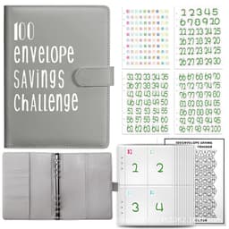 image-100 Envelope Challenge Loose-Leaf Budget Notebook