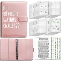 image-100 Envelope Challenge Loose-Leaf Budget Notebook