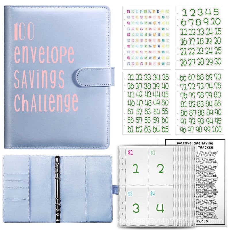 image-100 Envelope Challenge Loose-Leaf Budget Notebook