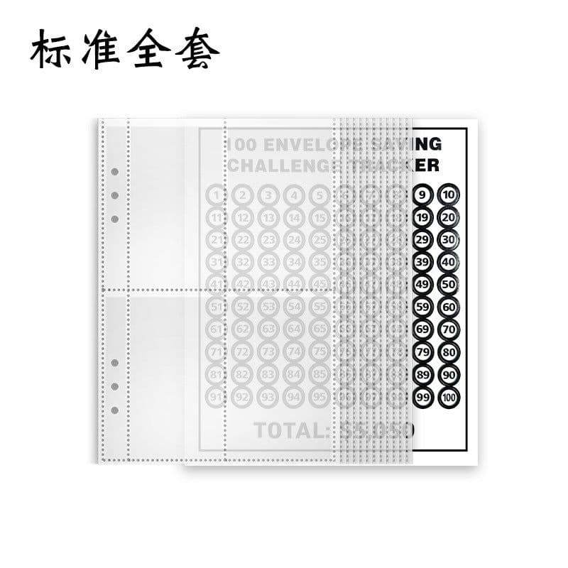 image-100 Envelope Challenge Loose-Leaf Budget Notebook