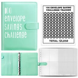 image-100 Envelope Challenge Loose-Leaf Budget Notebook
