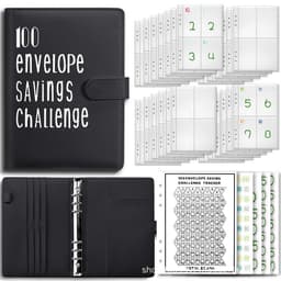 image-100 Envelope Challenge Loose-Leaf Budget Notebook